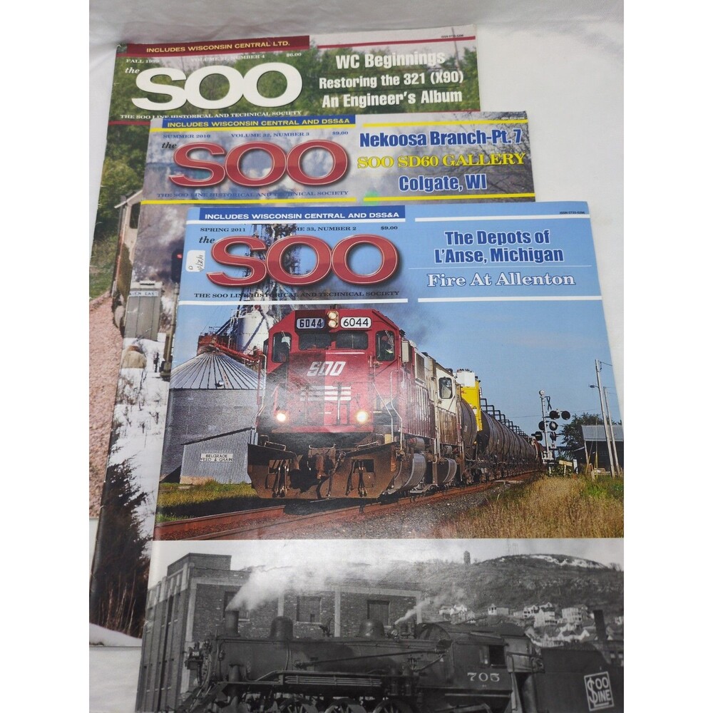 (3) The Soo Line Historical And Technical Society Magazines